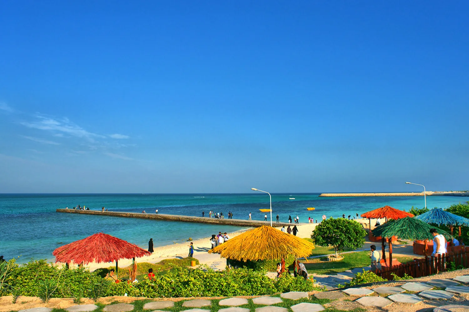 Coral Beach — Famous for its clear waters and coral reefs.