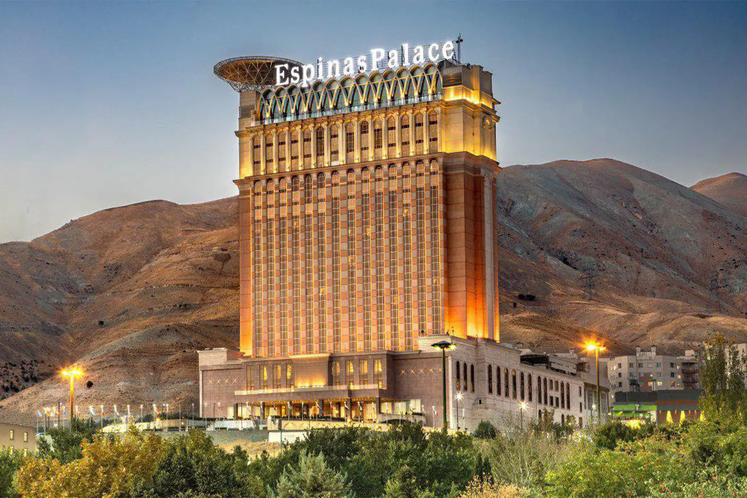 Espinas Palace Hotel: A five-star luxury hotel in the heart of Tehran, offering top-tier amenities and exceptional service.