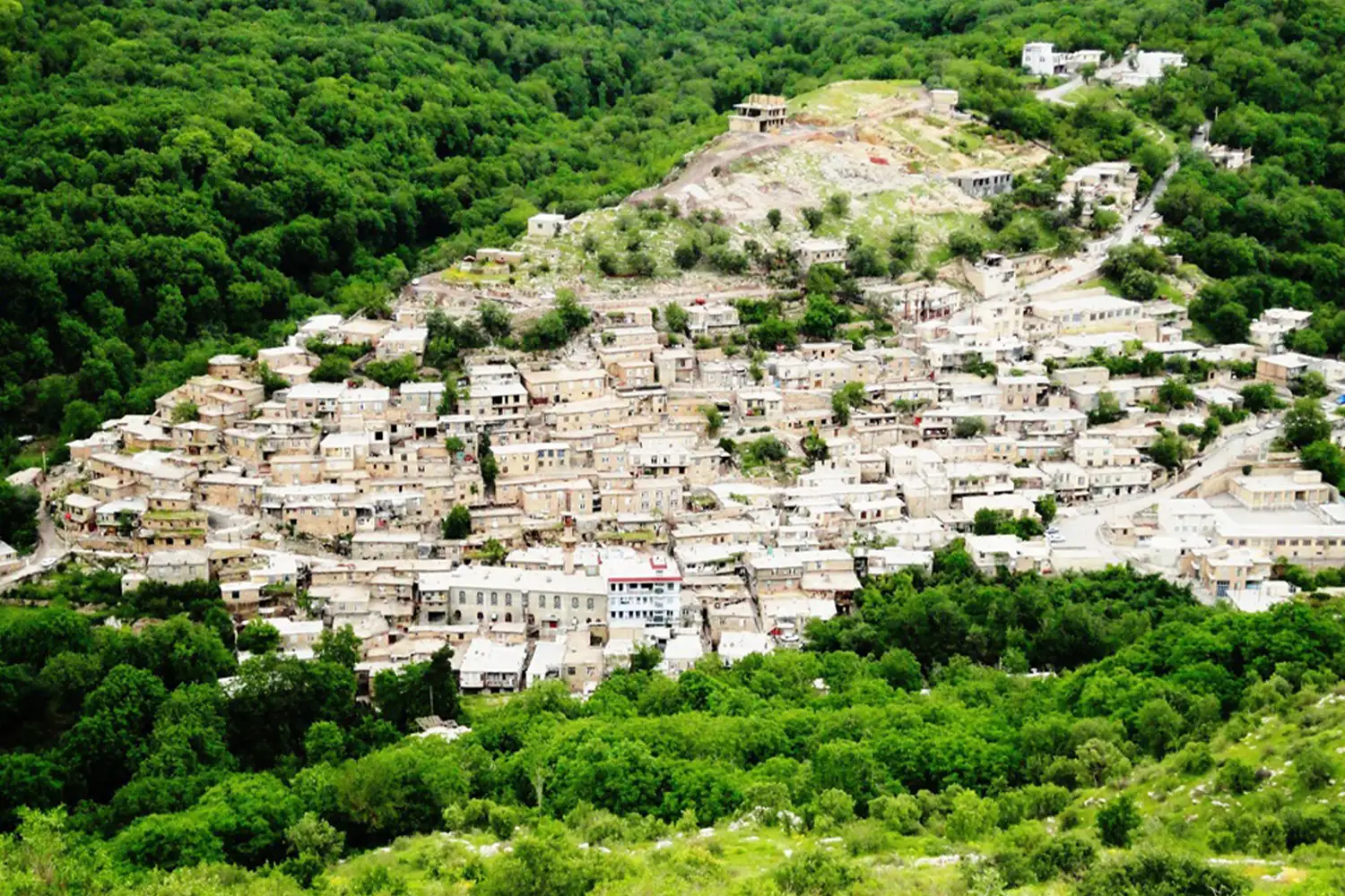 Khaneqah Village: A beautiful terraced village in Paweh with cool weather and stunning nature.