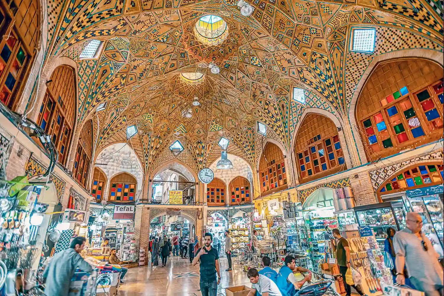 Tehran Grand Bazaar: A bustling market that offers a glimpse into the city’s commercial history.