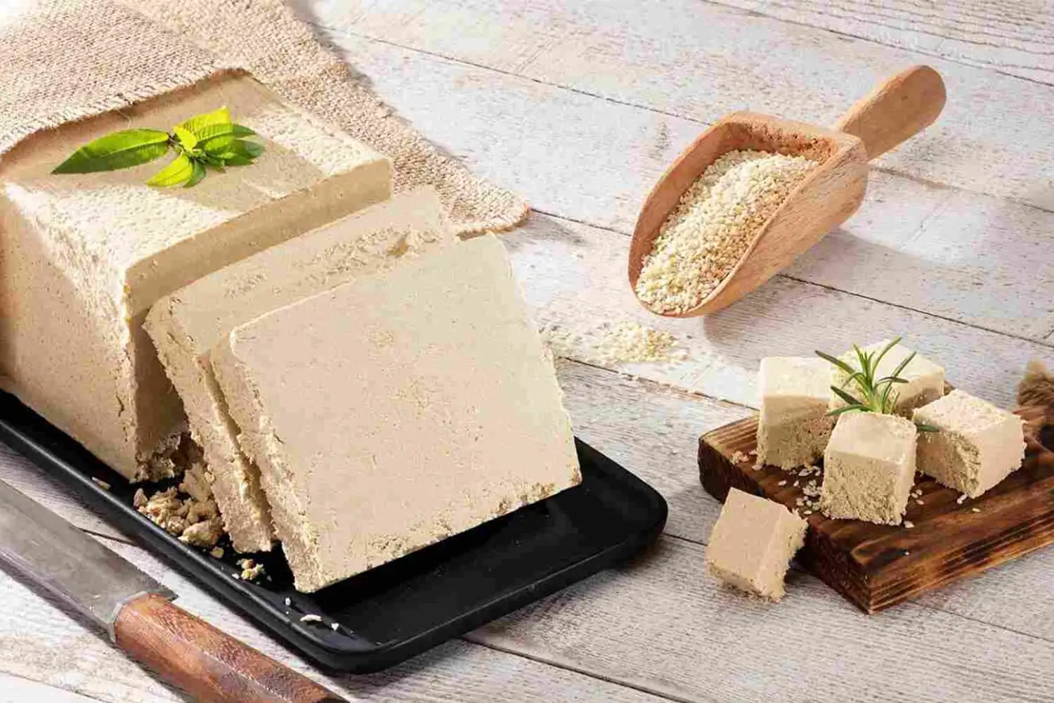 Halva Ardeh (sesame paste sweet)