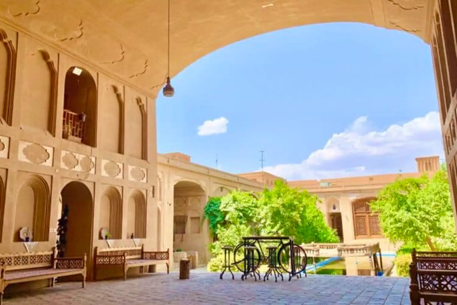 Lariha House – One of the most unique historic houses in Yazd.