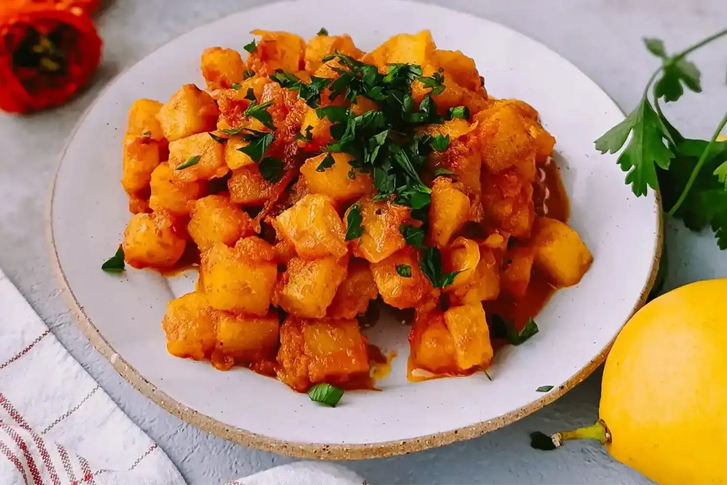 Dopeyazeh Aloo: A simple dish with a delightful taste.