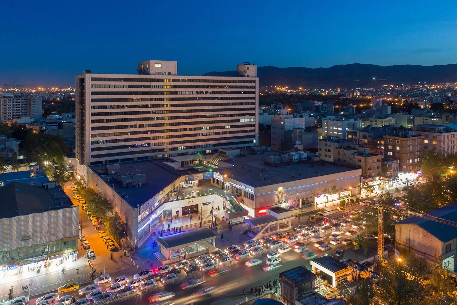 Zist Khavar Complex — Iconic tower mall.