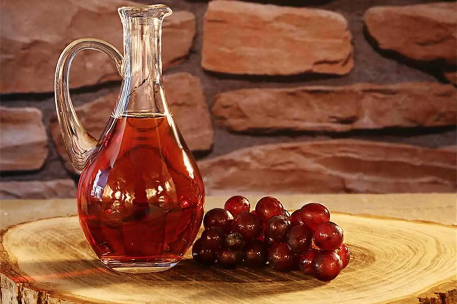 Grape Vinegar and Lemon Juice.