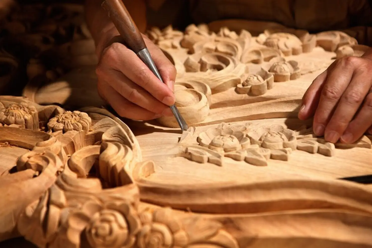 Monabbat Kari (Woodcarving) — A valuable and authentic Iranian art.