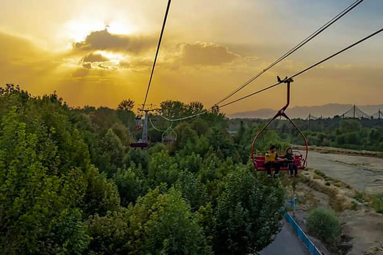 Nazhvan Forest Park — One of Isfahan’s largest and most beautiful parks.
