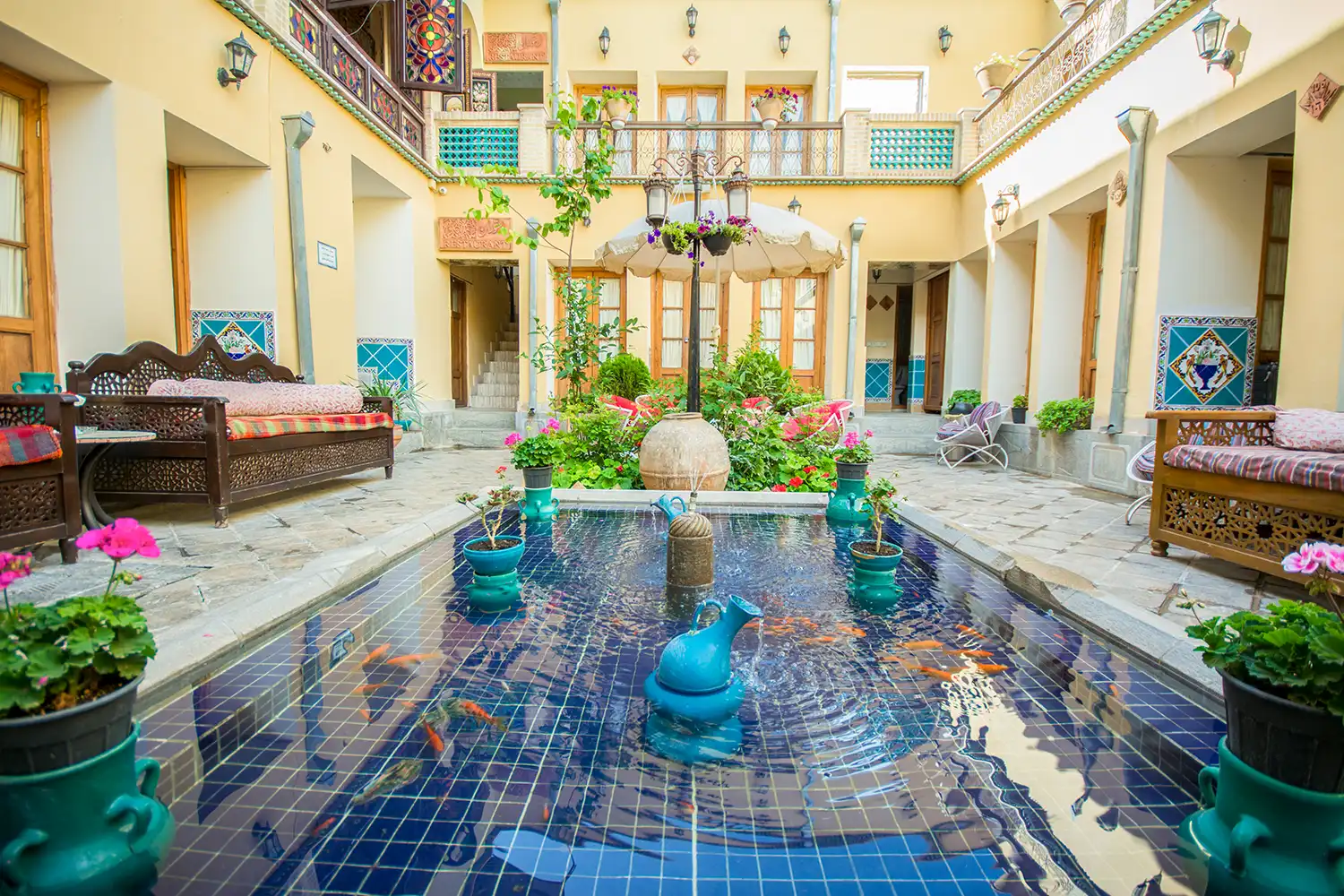 Tolou Khorshid Traditional Hotel — Experience staying in Isfahan’s historic district.