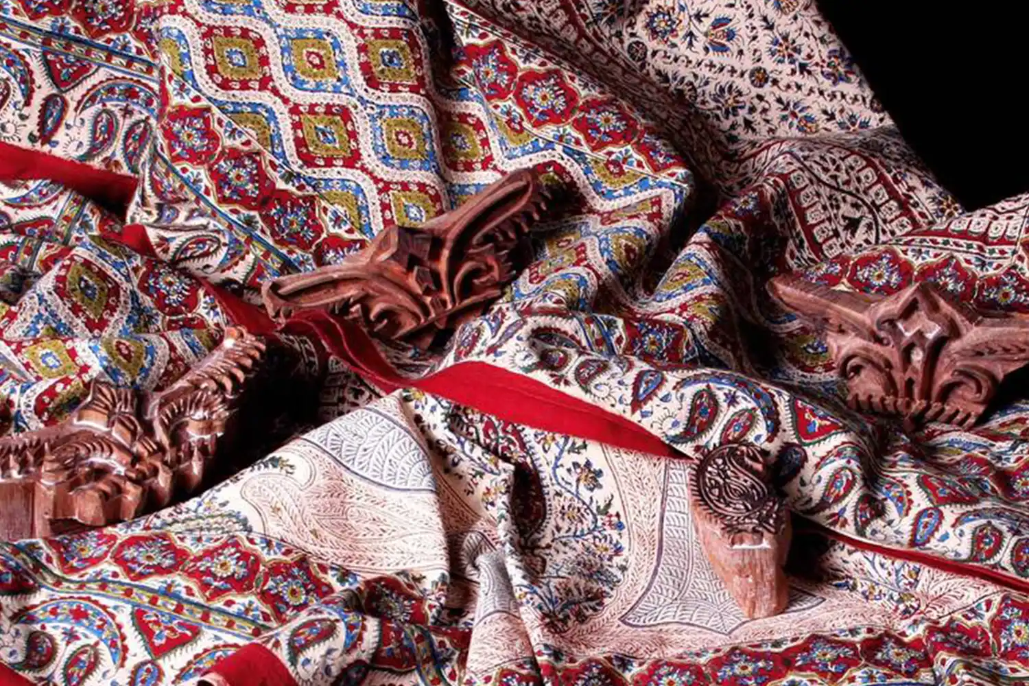 Qalamkar Fabrics (Block Printed Textiles)