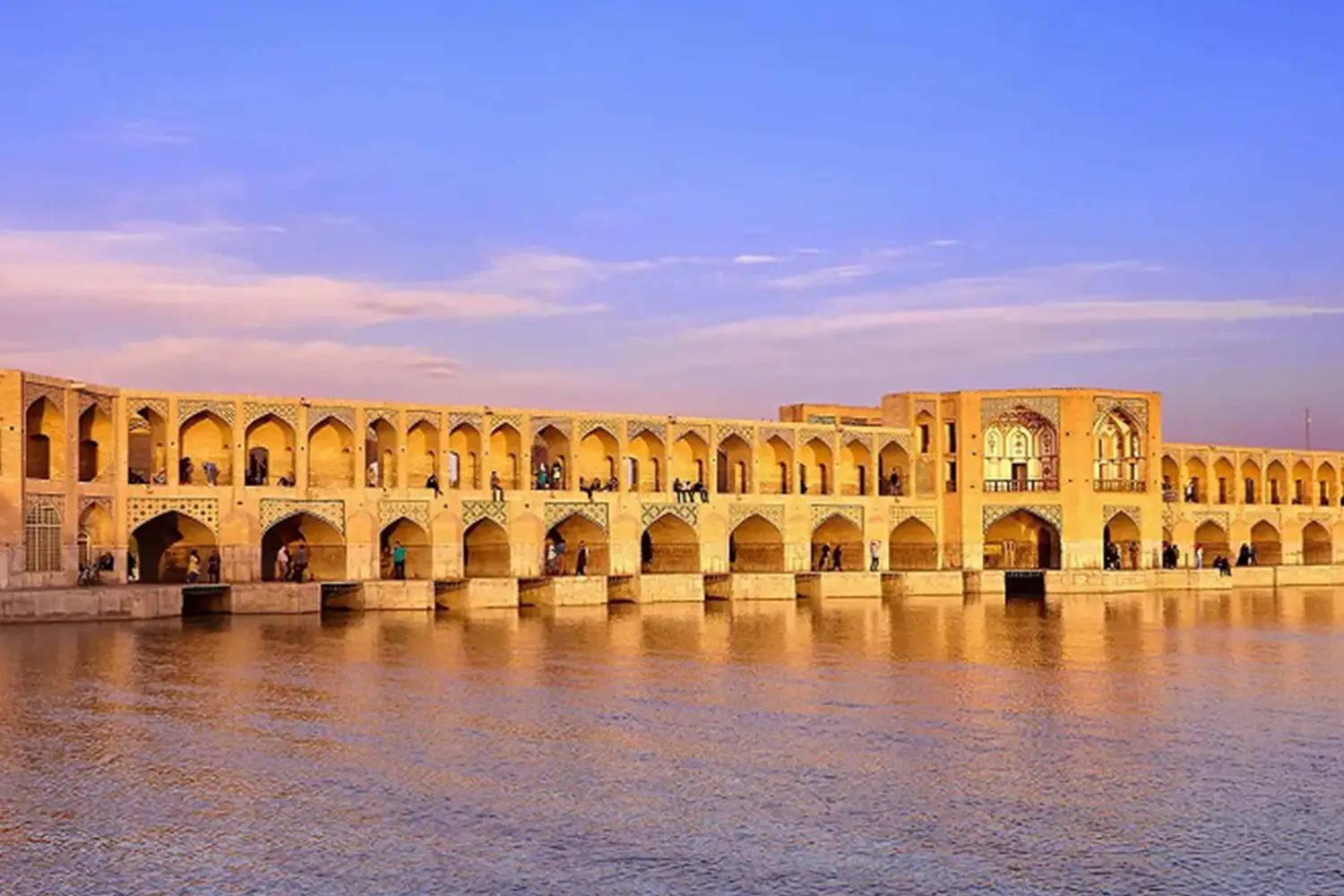 Khaju Bridge — A remarkable architectural achievement of the Safavid era.