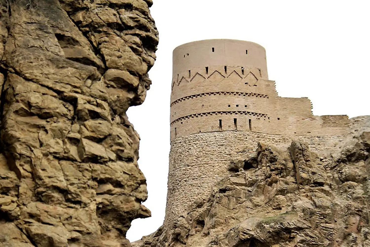 Kalat Naderi — A historic fortress on a mountain.
