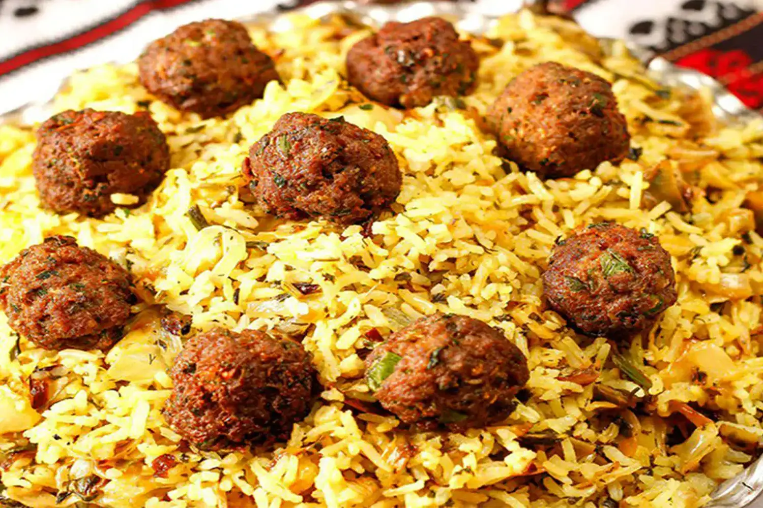 Kofteh Polo: A distinctive and beautiful dish.